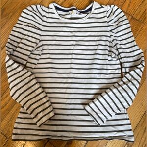 Boden long-sleeve stripe top